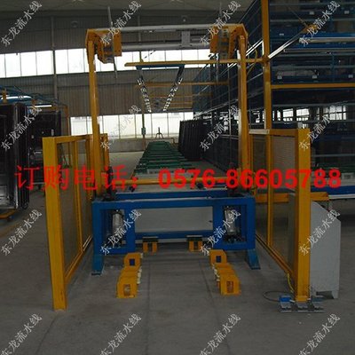 防盗门成品翻转机构